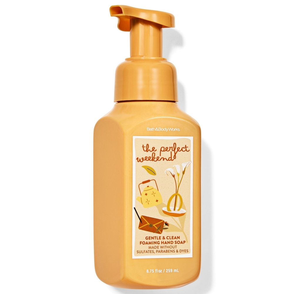 Bath & Body Works The Perfect Weekend Foaming Hand Soap 8oz NEW Rare